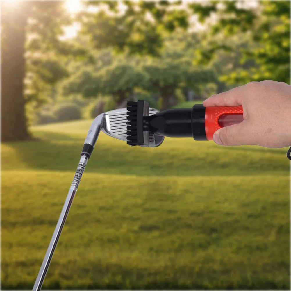 Golf Club Cleaner Brush Golf Cleaning Brush with Bottle & Clip Golf Club Groove Cleaner Brush Portable Golf Cue Brush for Golf