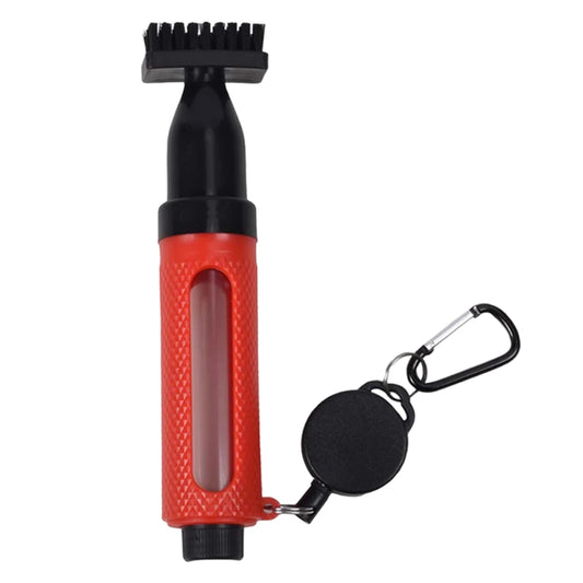 Golf Club Cleaner Brush Golf Cleaning Brush with Bottle & Clip Golf Club Groove Cleaner Brush Portable Golf Cue Brush for Golf